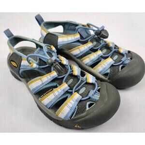 Keen Womens 6.5 M Outdoor Water Hiking Sandals Beach Shoes Waterproof Blue